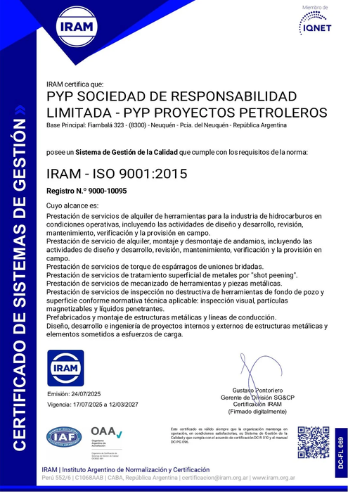IRAM - ISO 9001:2015